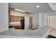 Kitchen featuring oak cabinets, granite countertops, and black appliances at 5855 Valley Dr # 2020, North Las Vegas, NV 89031