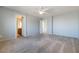 Large main bedroom provides ample space and includes a doorway to the ensuite bathroom at 6120 Crystal Cascade St, Las Vegas, NV 89130