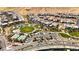 Community aerial showcases the park and pool amenities at 6197 Jewel Vista St, Las Vegas, NV 89135