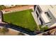 Backyard with privacy wall for outdoor activities and gatherings at 6197 Jewel Vista St, Las Vegas, NV 89135
