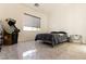 Bedroom with a modern style and decorative golf arcade game at 6197 Jewel Vista St, Las Vegas, NV 89135
