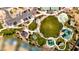 Aerial view of the park's playground and parking areas at 6197 Jewel Vista St, Las Vegas, NV 89135