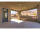 Covered patio offering stunning views of mountains, perfect for enjoying outdoor living and entertaining at 6197 Jewel Vista St, Las Vegas, NV 89135