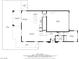Detailed floor plan showcasing the layout of the main level, highlighting the kitchen, living room, and patio areas at 632 Loyalty Ct, Henderson, NV 89011