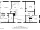 Detailed floor plan showcasing the layout of the upper level, highlighting the bedrooms, bathrooms, and laundry room at 632 Loyalty Ct, Henderson, NV 89011