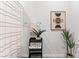 Stylish bathroom with decorative artwork, modern storage, and a neutral color palette at 7350 N Decatur Blvd # 5, Las Vegas, NV 89131