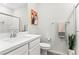 Modern bathroom with a white vanity and a glass-enclosed shower at 7350 N Decatur Blvd # 5, Las Vegas, NV 89131
