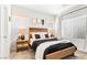 A cozy bedroom features a comfortable bed and modern window coverings at 7350 N Decatur Blvd # 5, Las Vegas, NV 89131