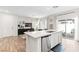 Stylish kitchen with a center island and stainless steel appliances at 7350 N Decatur Blvd # 5, Las Vegas, NV 89131