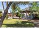 Beautiful gazebo nestled among trees and landscaping, offering a serene and shaded retreat at 800 Kenny Way, Las Vegas, NV 89107
