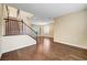 Bright living room featuring wood floors and staircase at 10247 Gladstone Peak St, Las Vegas, NV 89166
