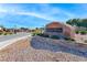 A beautiful community welcome sign with stone and landscaping, greeting residents and visitors at 10924 Bandol Pl, Las Vegas, NV 89141
