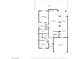 First floor plan featuring living spaces, kitchen, bathrooms, garage and patio at 10924 Bandol Pl, Las Vegas, NV 89141