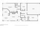 Detailed floor plan showcasing the layout and dimensions of this thoughtfully designed home at 1184 Warm Canyon Way, Las Vegas, NV 89123