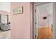 Hallway view featuring a picture, and wood flooring at 1184 Warm Canyon Way, Las Vegas, NV 89123
