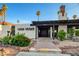 Casa Vegas community entrance with lush landscaping, and walkway at 1405 Vegas Valley Dr # 170, Las Vegas, NV 89169