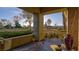 Enjoy an outdoor patio with a scenic view of landscaping, trees, and the surrounding area at 15 Via Mantova # 104, Henderson, NV 89011