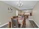 Inviting dining room with modern chandelier and open floor plan at 1730 Juniper Twig Ave, Las Vegas, NV 89183