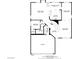First floor layout featuring a large living room, kitchen, dining room, and two-car garage at 1730 Juniper Twig Ave, Las Vegas, NV 89183