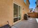 Enclosed backyard patio area, perfect for grilling and outdoor dining at 1973 Ardilea St, Las Vegas, NV 89135