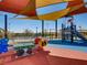 Community playground featuring colorful play structures and shaded seating areas at 1973 Ardilea St, Las Vegas, NV 89135