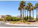 Picturesque community street with manicured landscaping, palm trees, and well-maintained homes at 1973 Ardilea St, Las Vegas, NV 89135