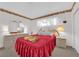 Bedroom with soft lighting, decorative accents, dresser, and cozy bed at 2012 Wendell Ave, Las Vegas, NV 89101