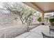 Large, low-maintenance backyard and covered patio perfect for entertaining at 2052 Powder Springs St, Henderson, NV 89052
