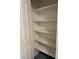 A shelved closet provides ample space for neatly organizing linens, accessories and personal belongings at 221 Oro Canyon St, Henderson, NV 89074