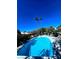Community pool with palm trees at 3058 Conquista Ct, Las Vegas, NV 89121