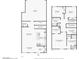 Detailed floor plan showcasing the layout of both levels, including room dimensions at 3281 Pergusa Dr, Henderson, NV 89044
