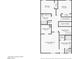 Upstairs floor plan featuring primary bedroom, bathroom, two bedrooms and a laundry room at 3281 Pergusa Dr, Henderson, NV 89044