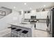 Modern kitchen with stainless steel appliances and granite countertops at 3281 Pergusa Dr, Henderson, NV 89044