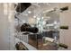 Close-up of an integrated wine storage feature showcasing bottles and modern design at 501 Proud Eagle Ln, Las Vegas, NV 89144