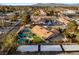 Beautiful home featuring a private pool, tennis court, putting green, and multiple carports at 6975 Darby Ave, Las Vegas, NV 89117