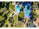Aerial view of community pool, tennis courts, playground, green spaces, and parking at 730 S Royal Crest Cir # 426, Las Vegas, NV 89169