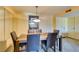 Modern dining room with a unique table and chairs set at 730 S Royal Crest Cir # 426, Las Vegas, NV 89169