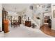 Open-concept living and dining area featuring high ceilings and natural light at 7317 Bosky Springs St, Las Vegas, NV 89131