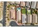 An aerial view shows the property's layout, pool, landscaping, and neighborhood at 792 Drammatico Pl, Henderson, NV 89011