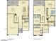 Two-story floor plan includes 5 bedrooms, 3 bathrooms, a loft, and open concept living spaces at 795 Glistening Light Ct, Henderson, NV 89052