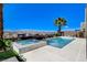Sparkling pool and hot tub with desert views create a stunning outdoor oasis at 795 Glistening Light Ct, Henderson, NV 89052