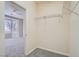 Walk-in closet with wire shelving visible from bedroom entrance at 10580 Riva Grande Ct, Las Vegas, NV 89135