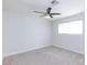 Bedroom with ceiling fan, carpeted floor at 1700 Ivanhoe Way, Las Vegas, NV 89102