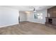 Bright living room with carpet flooring, fireplace, and abundant natural light at 1700 Ivanhoe Way, Las Vegas, NV 89102