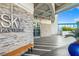 Exterior shot of the Sky Las Vegas building entrance with stone accents at 2700 Las Vegas Blvd # 1401, Las Vegas, NV 89109