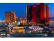 Striking Las Vegas skyline view showcasing hotels and the iconic Circus Circus at nighttime at 2700 Las Vegas Blvd # 1401, Las Vegas, NV 89109