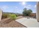 Backyard featuring xeriscape landscaping, a patio area, and a view of the surrounding mountains at 2839 Strathallan Ave, Henderson, NV 89044