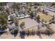 An expansive aerial view showcases the horse facilities, including a ring, stables, and lush grounds at 2900 Thurman Ave, Las Vegas, NV 89120