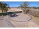 Outdoor horse ring featuring metal fencing, ideal for equestrian activities on this property at 2900 Thurman Ave, Las Vegas, NV 89120