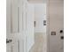 Hallway view features laundry hookups and bright paint at 2915 Cedar Ave # 12C, Las Vegas, NV 89101